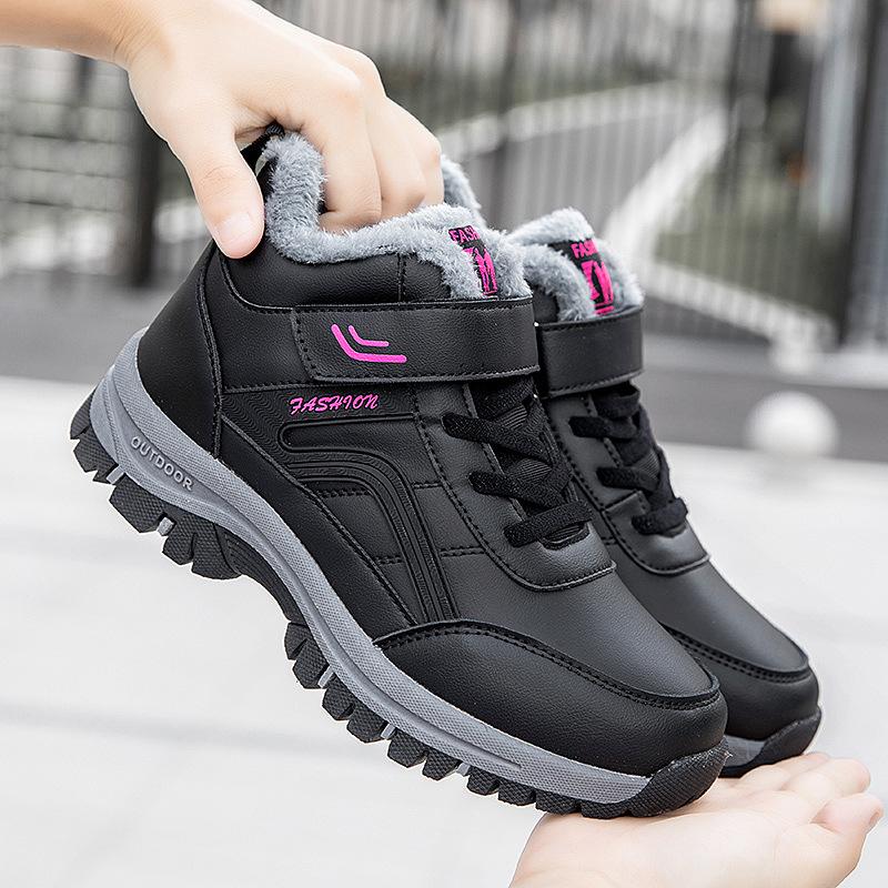 

Cotton shoes winter velvet warm thickened non-slip snow boots sports walking outdoor mother shoes 41