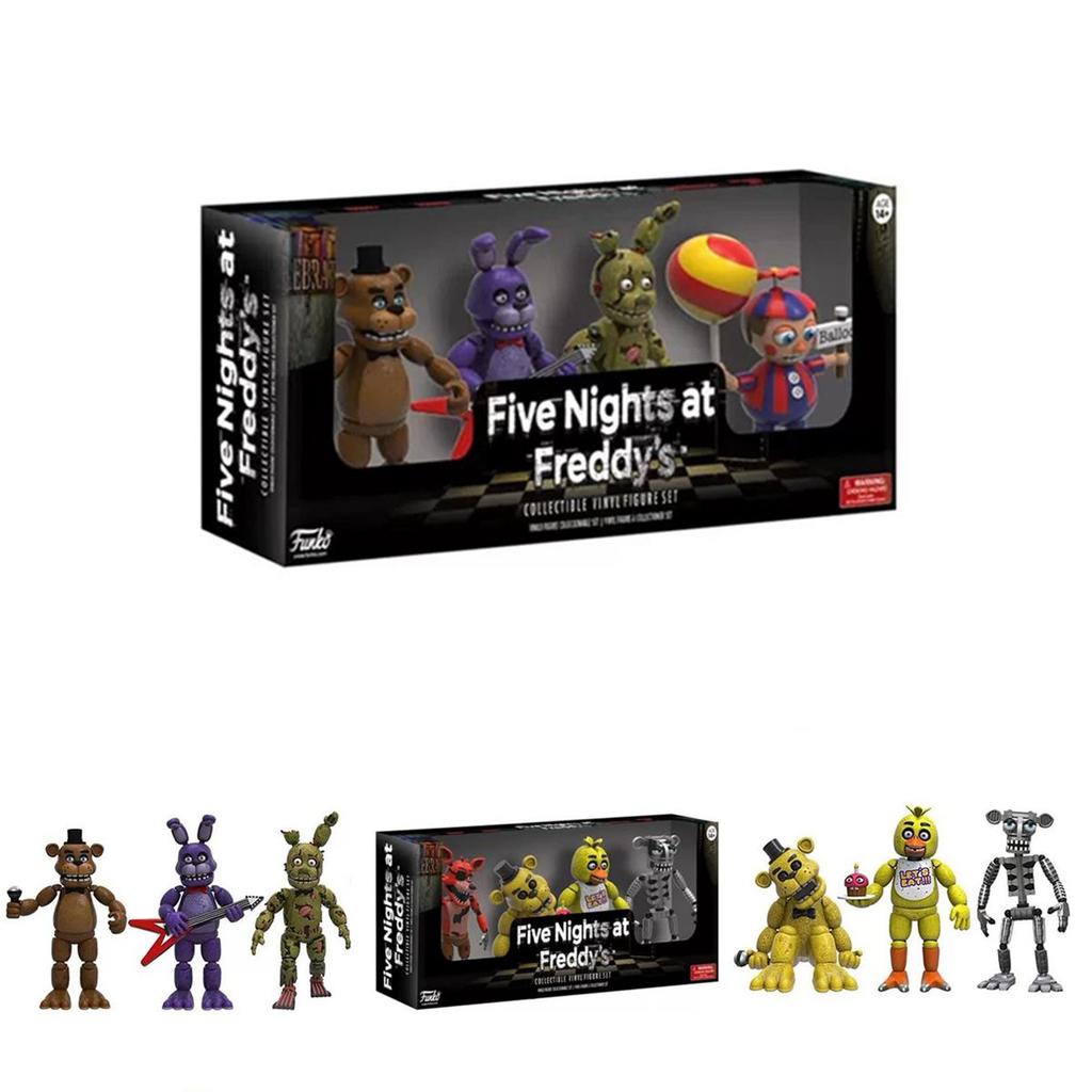 Stunning 4pcs Five Nights At Freddy's Pizza Simulator Action Figures For Ultimate Collection