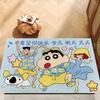 Home Floor Mat Cartoon Wind Pvc Silk Circle Floor Mat Household Entrance Door Non-Slip Mat Direct Supply