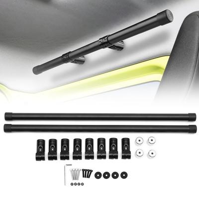Mozan Storage Side Bars Carrier Left and Right for Kei Suzuki Jimny Sierra Compact Delica Ceiling Outdoor Car Rod Holder No Vehicle Modification 2