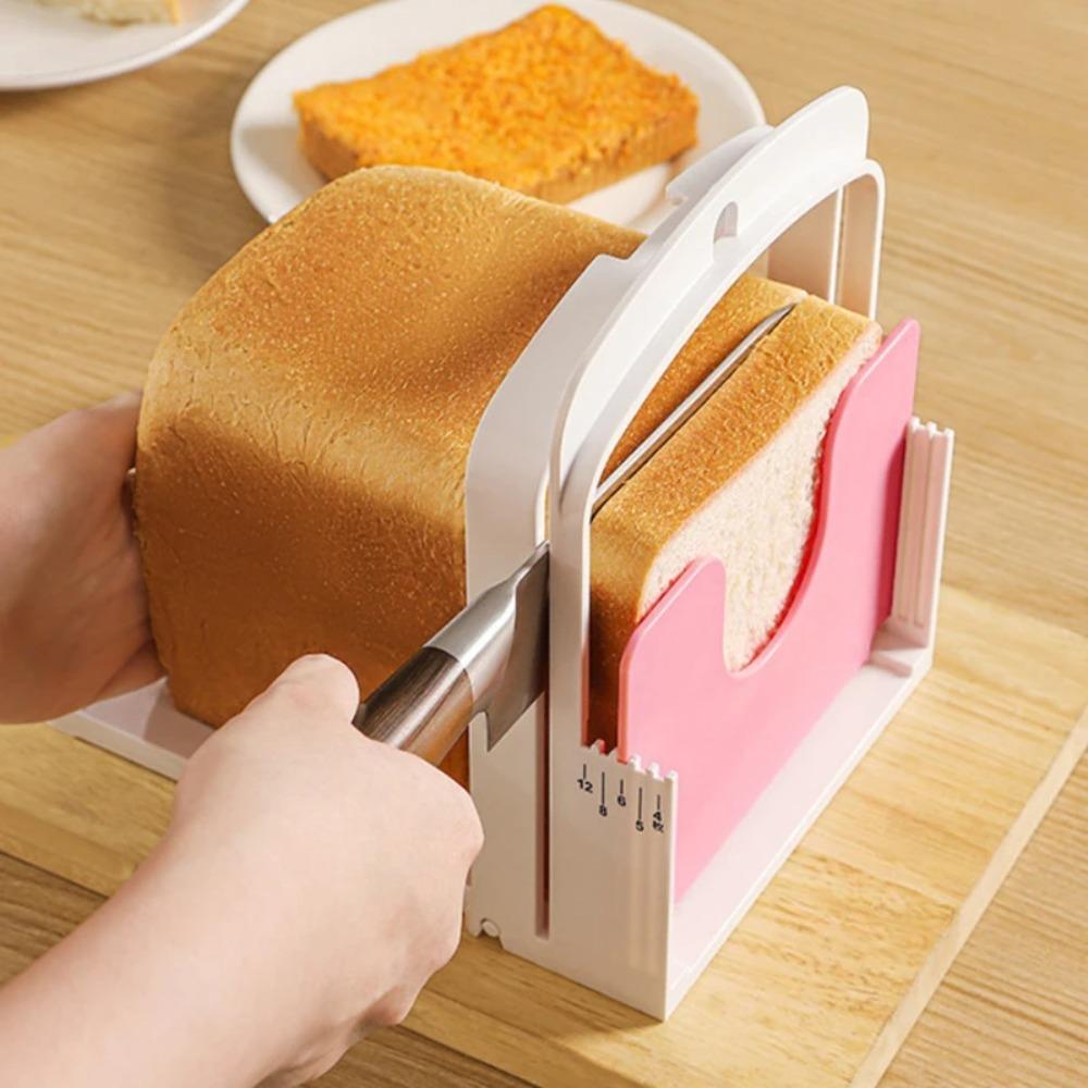 Manual Toast Slicer Adjustable Thickness Bread Holder Portable Bread Cutter Mold  Bakery