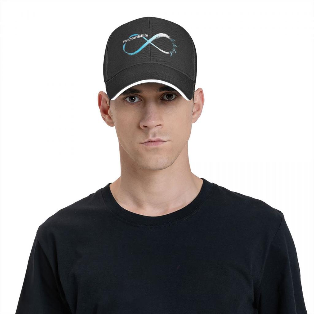 Tattoo Artist To Infinity Golf Cap Merch Leisure Tattooist Casquette Unisex Outdoor Running Golf Adjustable
