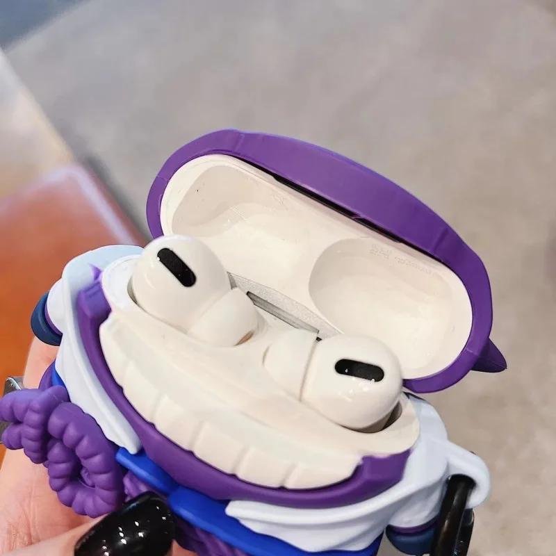 For Airpods 4 3 2 1 Case 2024 Pokemon Purple Gengar Shockproof Earphone Anime Cover For Airpods Pro 2 Case For Kids Funda