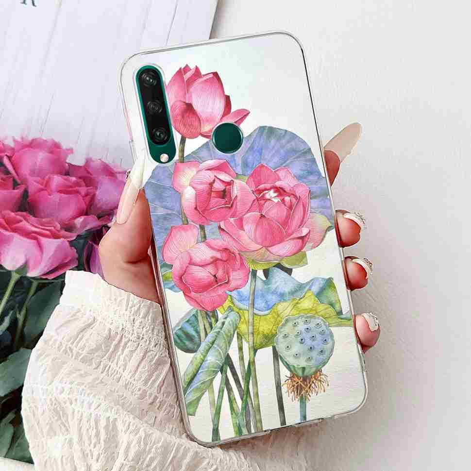 For Huawei Y6p Case Popular Painted Cover Soft Silicone Phone Case For Huawei Y 6p Y6p Y 7p Y7p Back Cover Bumper
