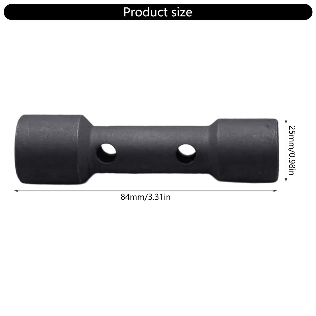 16 18mm Double Ended Spark Plug Socket Wrench For Motorcycle And Small Vehicle Maintenance With Triple Jaw Design