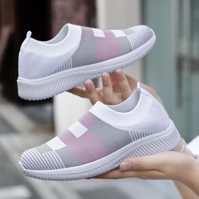 

20252025 Foreign trade mother shoes fly-woven socks women s shoes MD outsole sports shoes 43