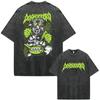 Summer Hot Sale Japanese Anime Dorohedoro Kaiman Washed T Shirts Unisex Harajuku Fashion Tshirt Short Sleeve Casual Clothing