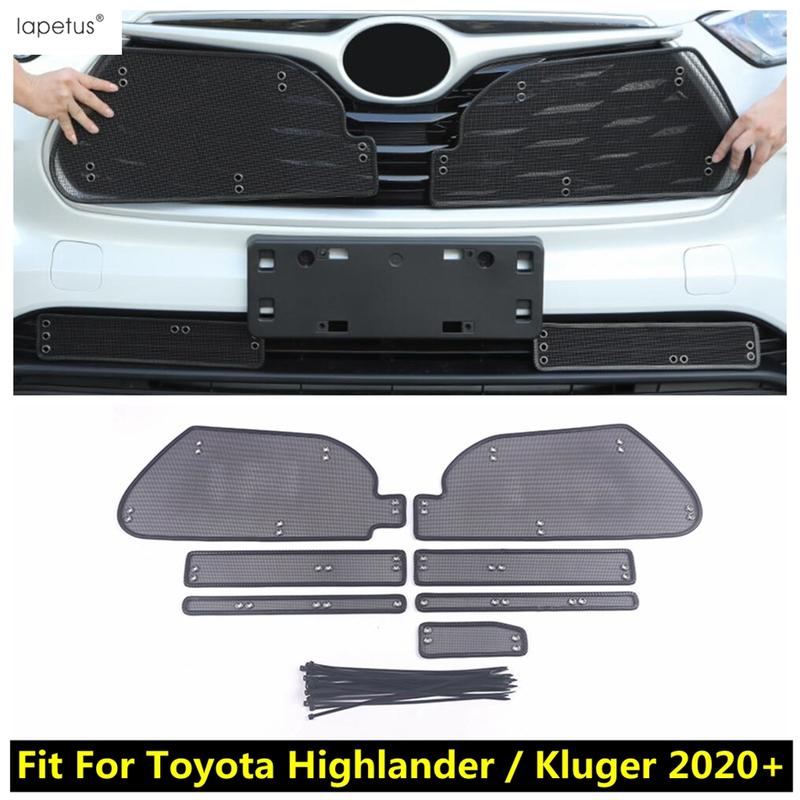 Car ect Screening Mesh Front Grille ert Net Accessories For Toyota Highlander / Kluger    2024 2025