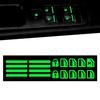 1 PC Car Switch Window Button Stickers, Control Switch Night Light Stickers, Car Night Safety Luminous Lifter Modification Decals, Universal for Most