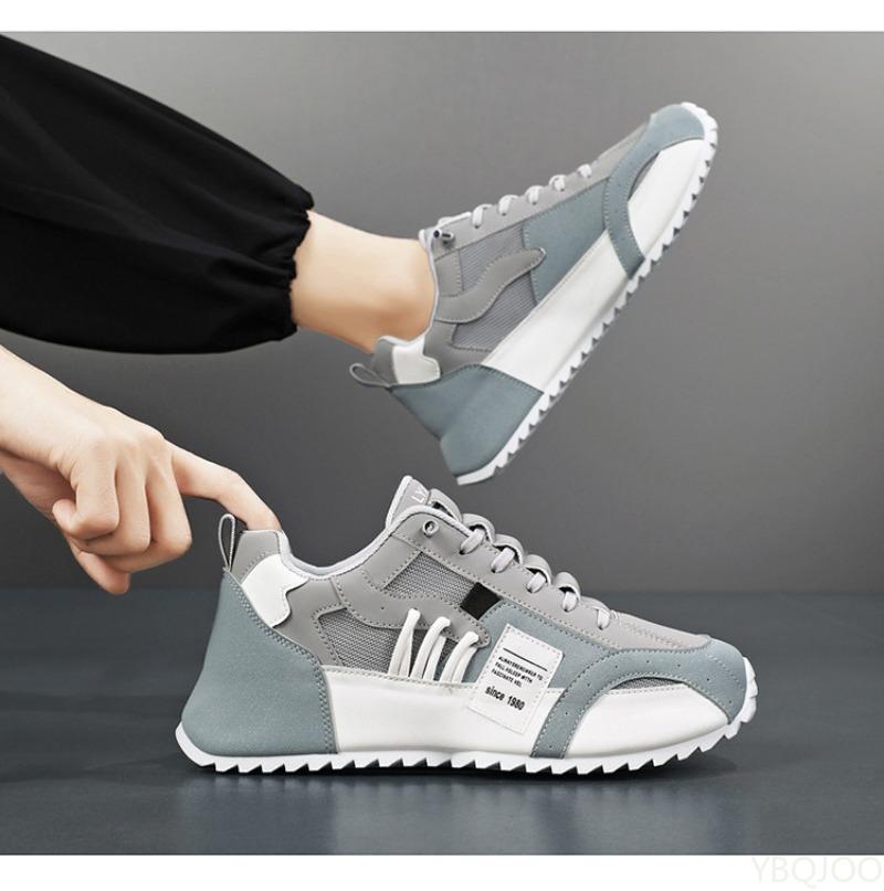 Fashion Fashionable New Large Size Men's Sports Shoes Comfortable Breathable Lace-up Casual Shoes Round Toe Sole Shoes Sneakers