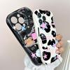 Cute Cartoon Pattern Cream Texture Casing Wavy Edge Soft Silicone Cover Phone Case for Huawei Honor Infinix Tecno iPhone