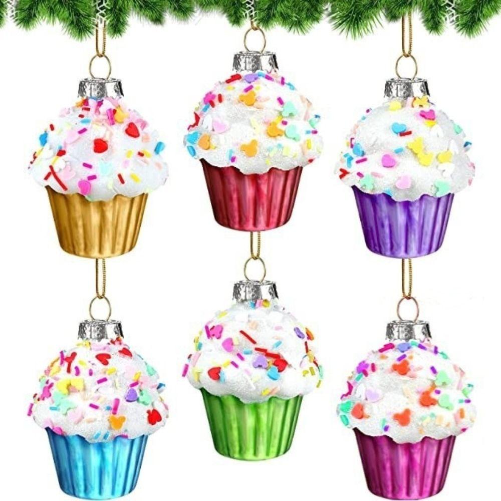 Fruit Hanging Baubles Glass Ornaments New Small Christmas Tree Decorations  Christmas