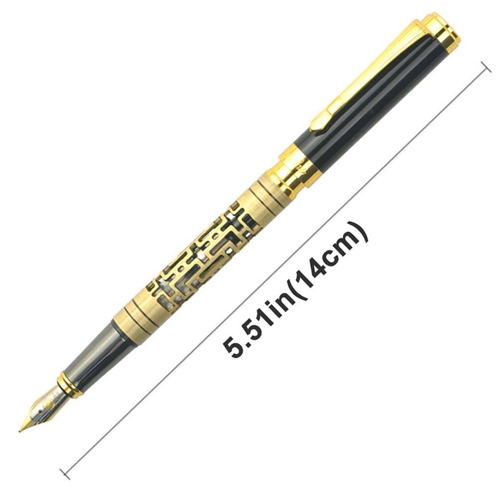 1PC Metal Luxury Fountain Pen for Business Writing Signing Calligraphy Pens Office School Stationery Supplies