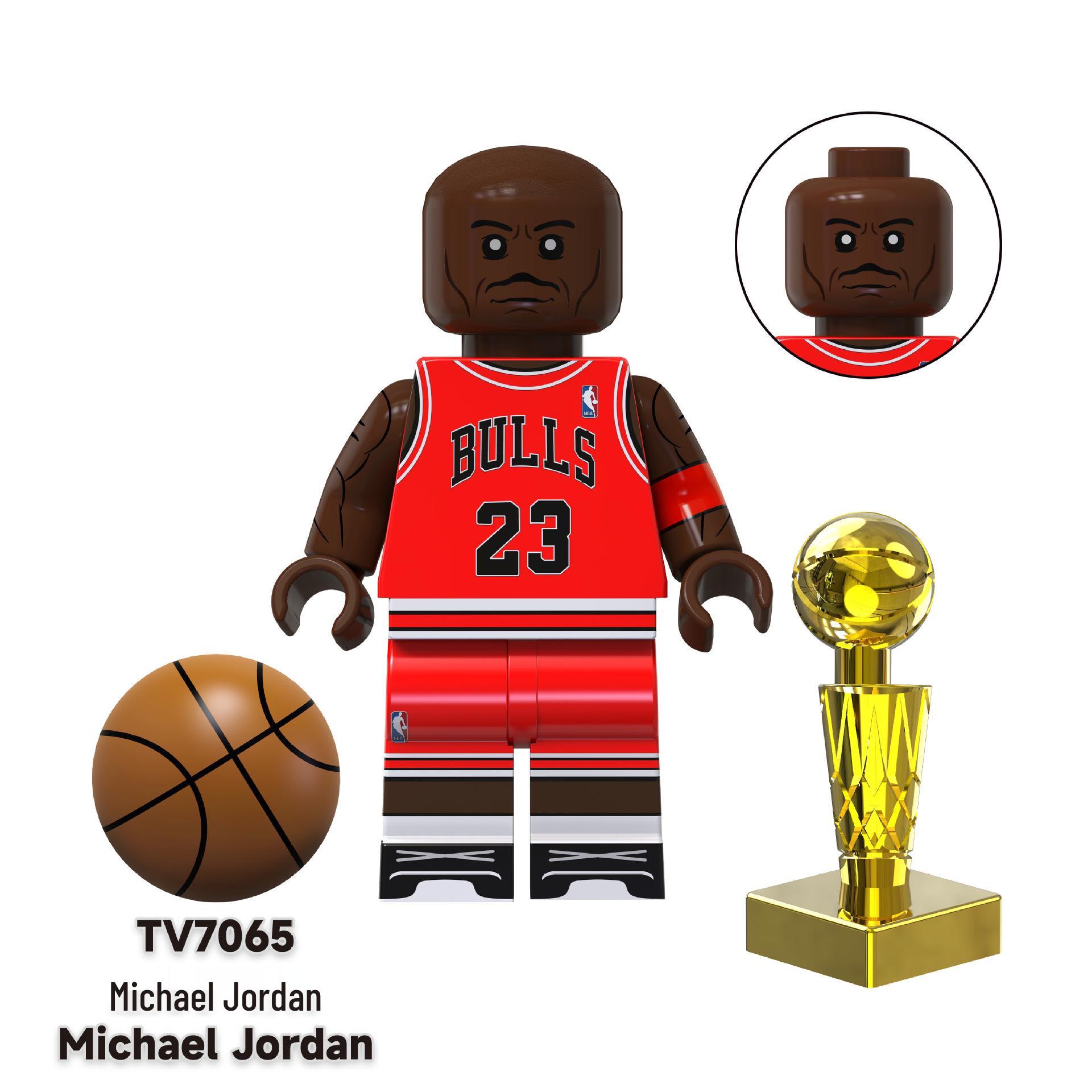 NBA Star Series Building Blocks - TV6508 Basketball Game Figure Toy