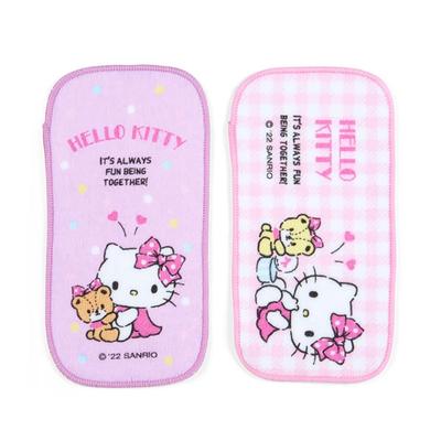 Half Petit Towel Set of 2 Hello Kitty Hello Kitty Washable Character Towels 9 X X 18 Cm (SANRIO) Kitty-chan 0.3 (631426)