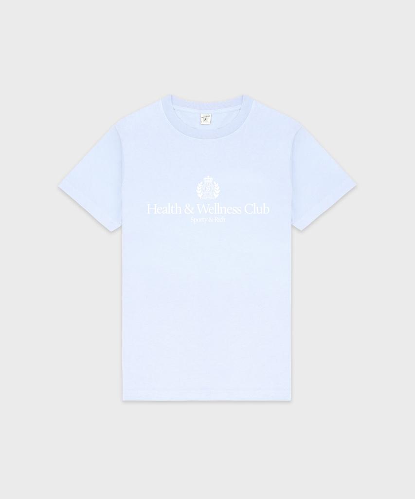 SPORTY&RICH H&W Crest T-Shirt Unisex - Ciel R265Aut017