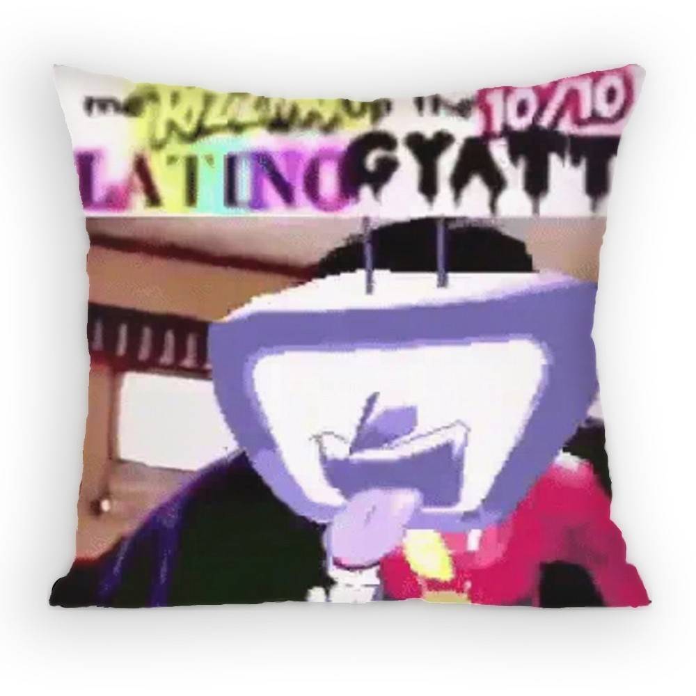 

Cartoon Game Deltarune Tenna Meme Pillow Case Sofa Living Room Bedroom Headboard Backrest Cushion Square Cushion Nap Time 30x30 cm