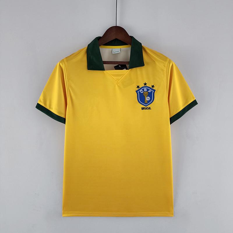 Vintage Brazil national team jersey No. 10 Neymar No. 11 Romario No. 9 Ronaldo football jersey