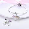 100% 925 Silver Princess Dress Castle Witch Prince Dream Series Charms Beads Fit 3mm Bracelets DIY Fine Jewelry Making