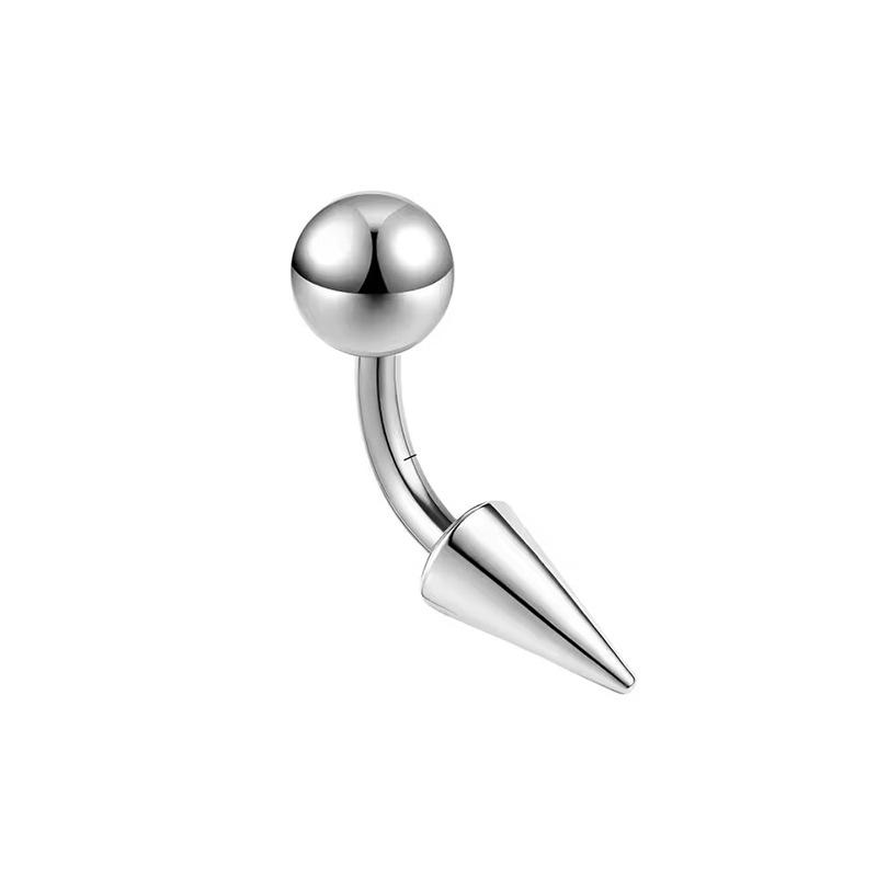 

5 шт. шпильки для бровей из нержавеющей стали, конический изогнутый стержень, многоцелевые серьги-гвоздики, гвоздики для пупка, аксессуары для пирсинга 2