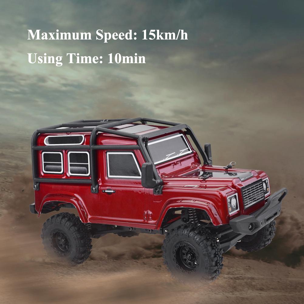 RGT 136240 V2 Mini 1 24 Wireless Control Simulation Climbing for Land Rover D90 RC Off Road Vehicle(Red )