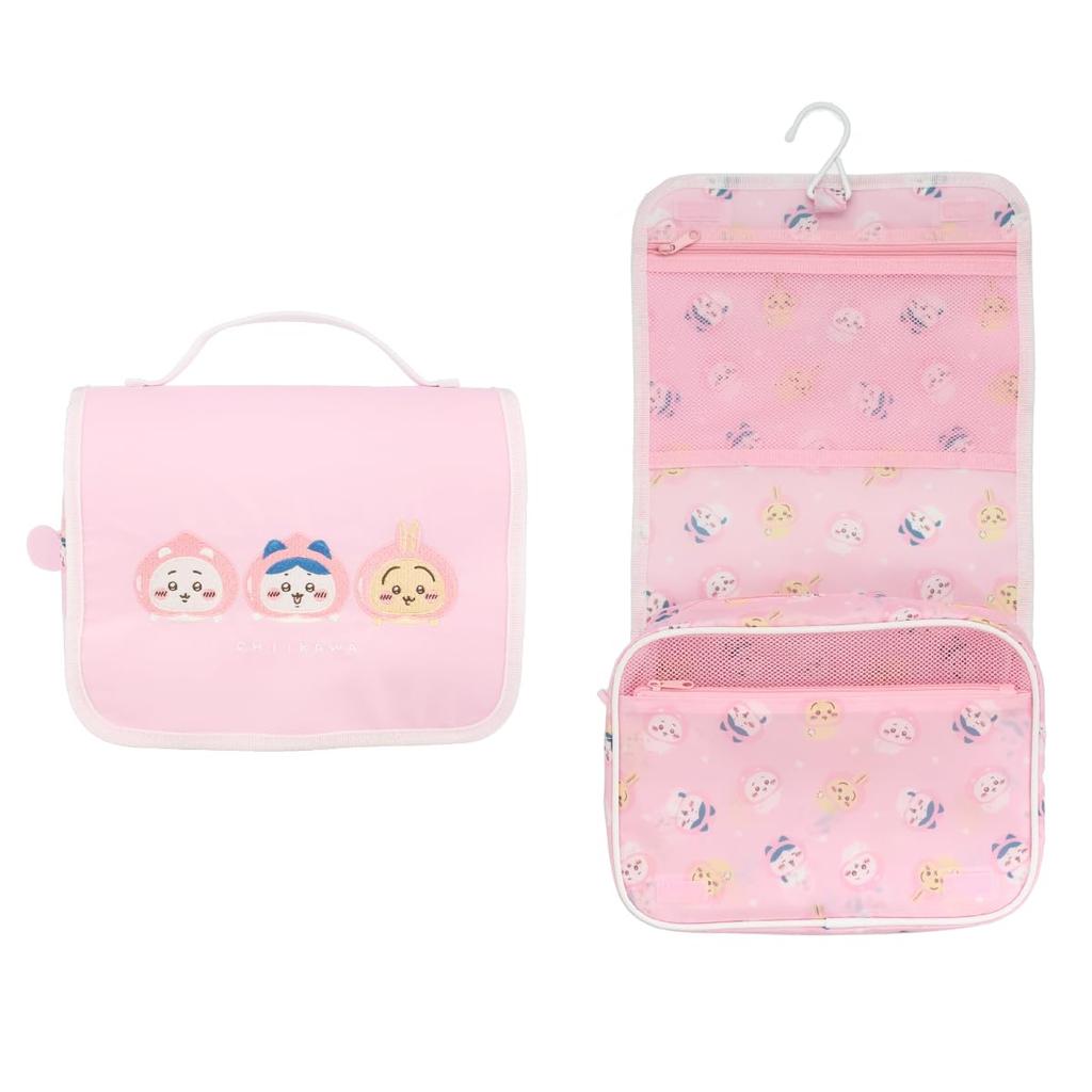 SHOBIDO Chiikawa Hanger Pouch Original Design Peach Series Chiikawa Nagano Wall Hanging Pouch