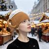 Cappello Costume Divertente per Uomini e Donne, Cappello a Forma di Boccale di Birra Divertente, Scaldamuscoli a Maglia Novità Versatili per Adulti con Manici, Guanti Invernali Caldi per Adulti,