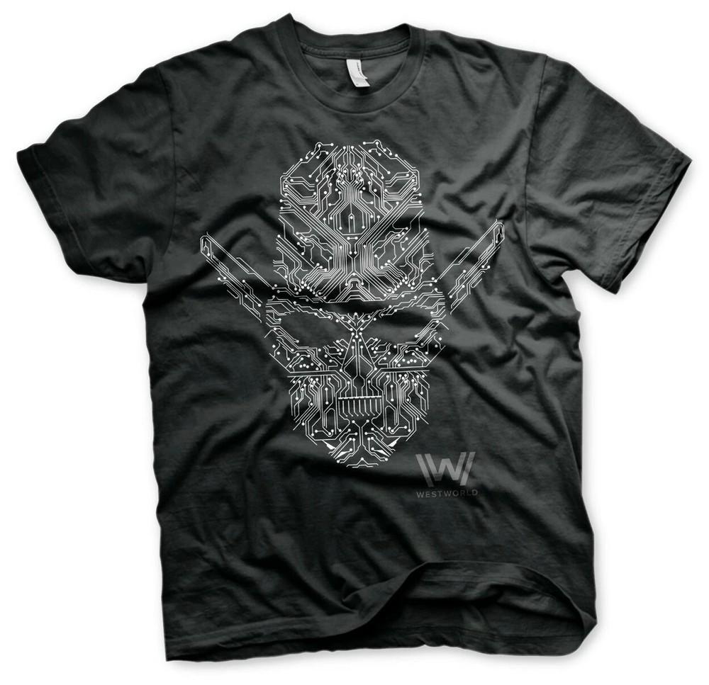 Official Westworld Circuit Face Black TShirt Unisex T-Shirt XXXL