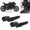 Motorcycle Front Footrests Aluminium Alloy Anti Slip Replacement for MV AGUSTA Brutale 800 RR RR SCS ROSSOBlack