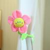 Simulation rose creative curtain buckle knot wedding plush toy decoration gift for girls sun flower