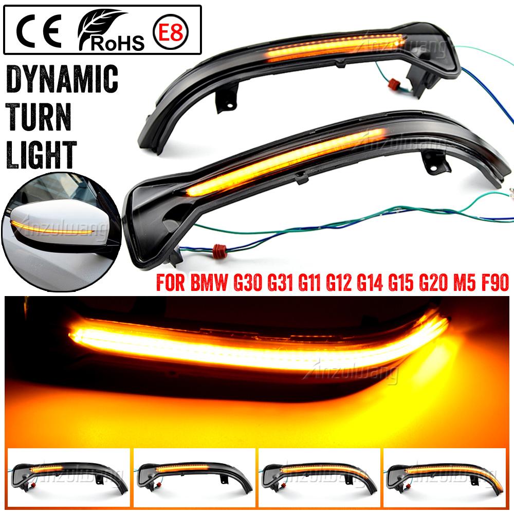 

Fit for BMW G20 G21 G28 G2x 3 Series LED Dynamic Turn Signal Side Mirror Sequential Light Lamp жовтий