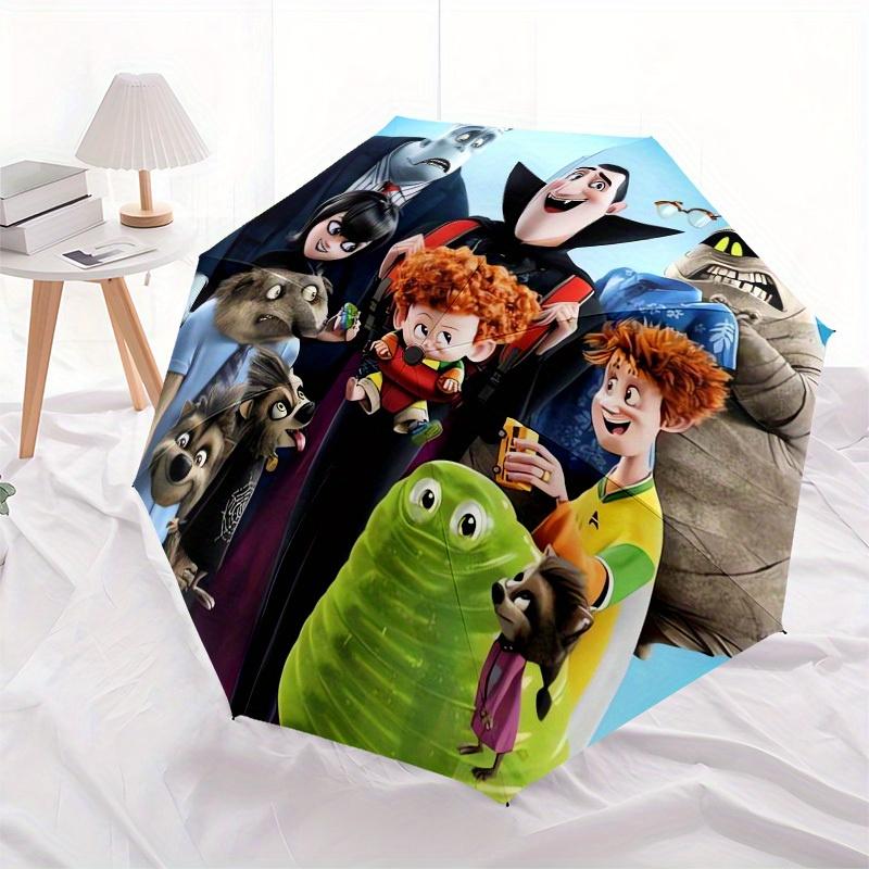 1pc Vampire Family, Monster Friends Themed High-quality Umbrella,Automatic Opening and Closing Umbrella,Multi-functional Umbrella G0811271