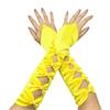 Arm Warmer Party Formal Gloves Bow Full Finger Gloves Temperament Women Long Gloves  Women