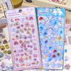 1Pc Kawaii Japanese 3D Crystal Decal Relief Sticker Cute Girl Diy Phone Cup Decoration Cartoon Sticker Kid Festival Party Gifts