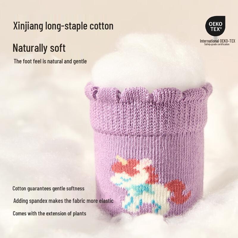 Nidoxiong Kids' Breathable Cotton Socks