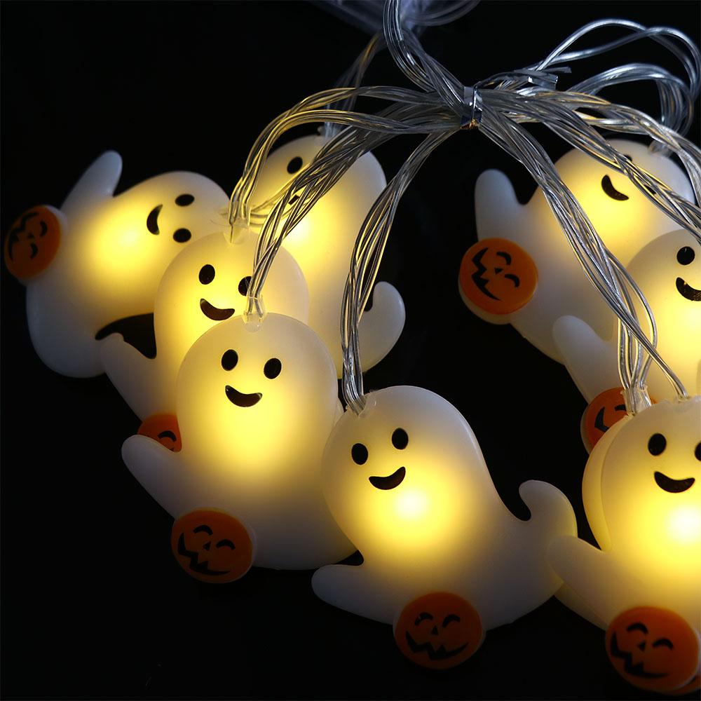 Pumpkin Bat Tombstone Lamp Lights Decor Led Skull Lights String Party Supplies Halloween Decoration