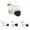 Fashion Metal Women Waist Chain With Detachable Heart Shaped Bag Pendant For Outdoor Wear