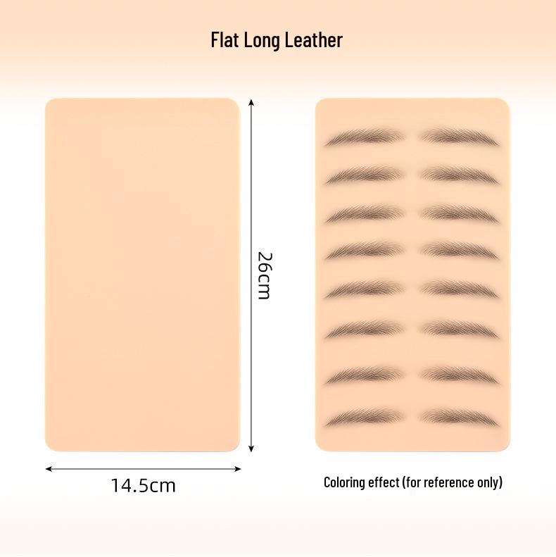 Semi-Permanent Microblading Practice Skin: Soft Silicone Eyebrow, Eye, and Lip Simulation for Beginners; Eyeliner Won't Smudge