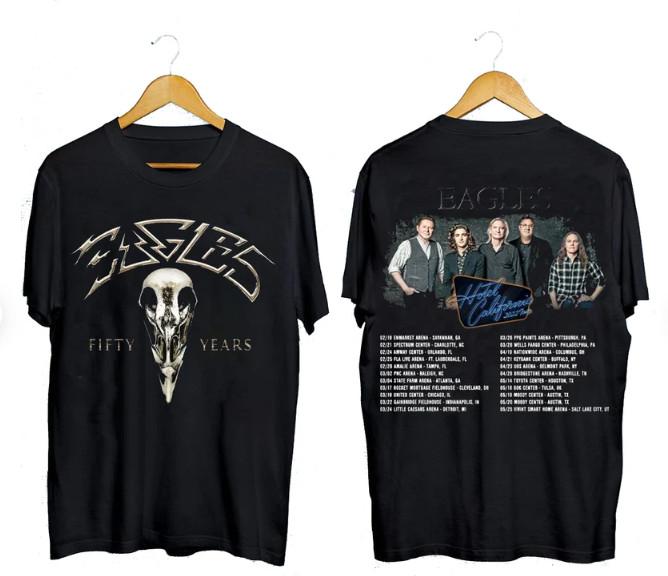 The Eagles Hotel California Concert 2022 US Tour T-Shirt Unisex T-Shirt XL