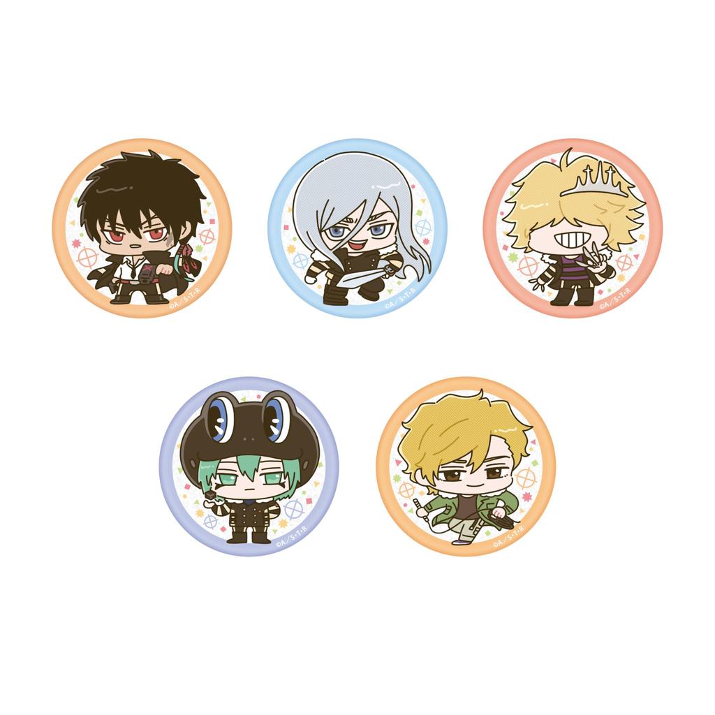 Katekyo Hitman Glitter Can Badge Box REBORN! Vol.2 5-Piece