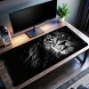 Dark Glowing Lion Mouse Pad Large Computer Office Game Table Mat Rubber Anti-slip Stitched Keyboard Mats 90x40 XXL Desk Pads