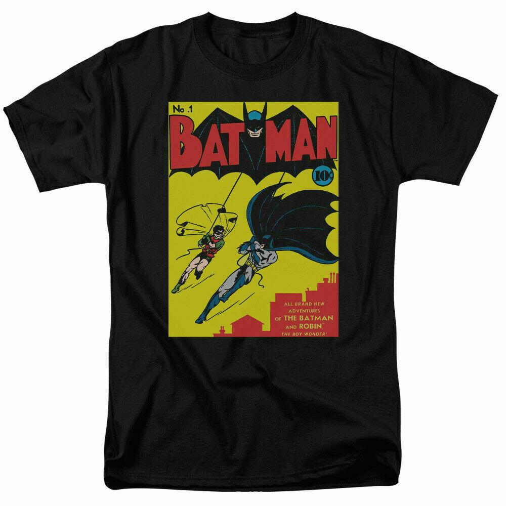 26 Batman First No. 1 T Shirt Robin Licensed Comic Book Tee Black Unisex T-Shirt M