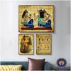 Retro ägyptische Landschaft Wandbild für Wohnzimmer religiöse Malerei Leinwand Kunst Poster und Drucke Heimdekoration ohne Rahmen