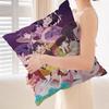 Monogatari Anime Cushion Cover Car Throw Pillow Case For Sofa Car Christmas Gift 40x40cm 45x45cm