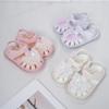 Fashion Glowing Girls Sandals 2025 Summer New Kids Shoes Simple Soft Soled Baby Shoe Comfort Anti Slip Child Beach Shoes Zapatos