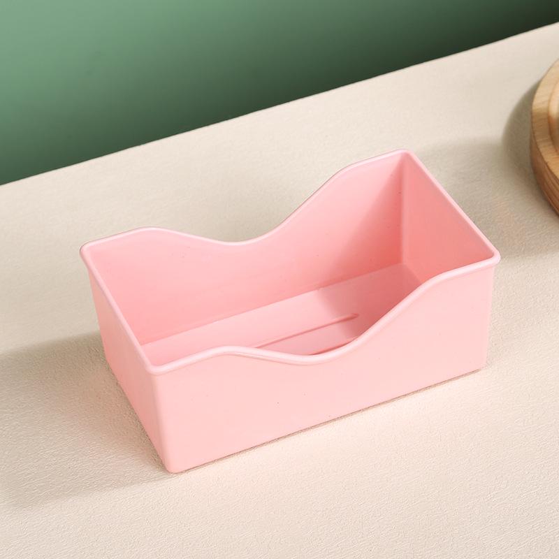Creative Wheat Straw Japanese Tableware Set - Small Plates for Snacks, Nuts, Appetizers, Candy with Base