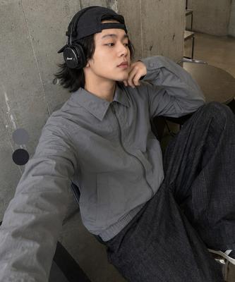 STANDARDERROR 87-Stan299 Front Cut Nylon Windbreaker (2 Colors)
