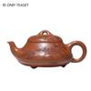 220ml Chinese Yixing Purple Clay Stone Scoop Teapots Beauty Tea Infuser Kettle Hand-carved Pine Tree Tea Pot Zisha Tea Set