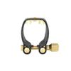 Saxophone Mouthpiece Ligature Cap Clip Leather Ligature Fastener & Plastic Cap Soprano Saxophone Ligature Mouthpiece Cap