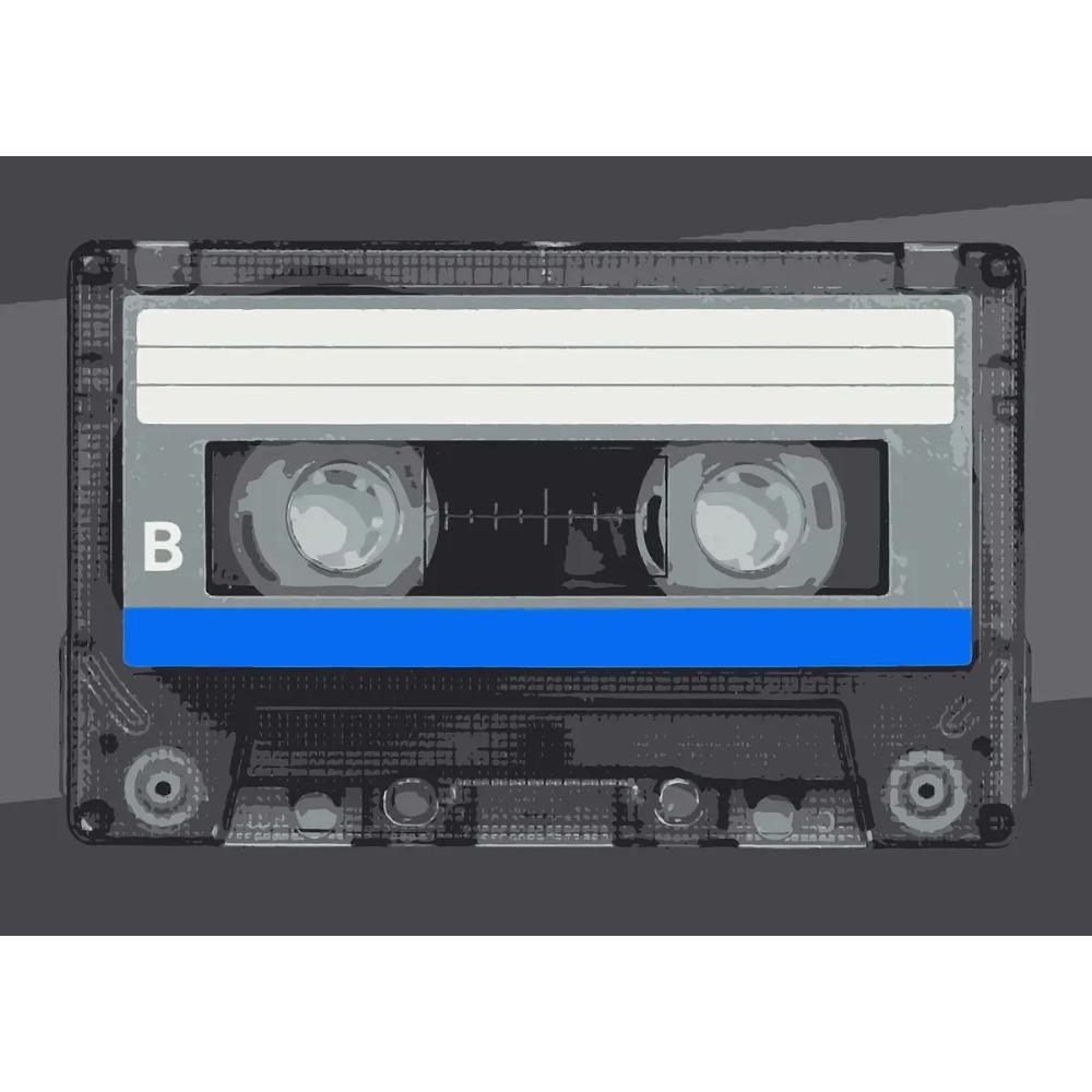 Classic Pop Golden Vinyl Record Cassette Tape Poster Music Modern Prints Canvas Painting Wall Art Picture Home Living Room Decor